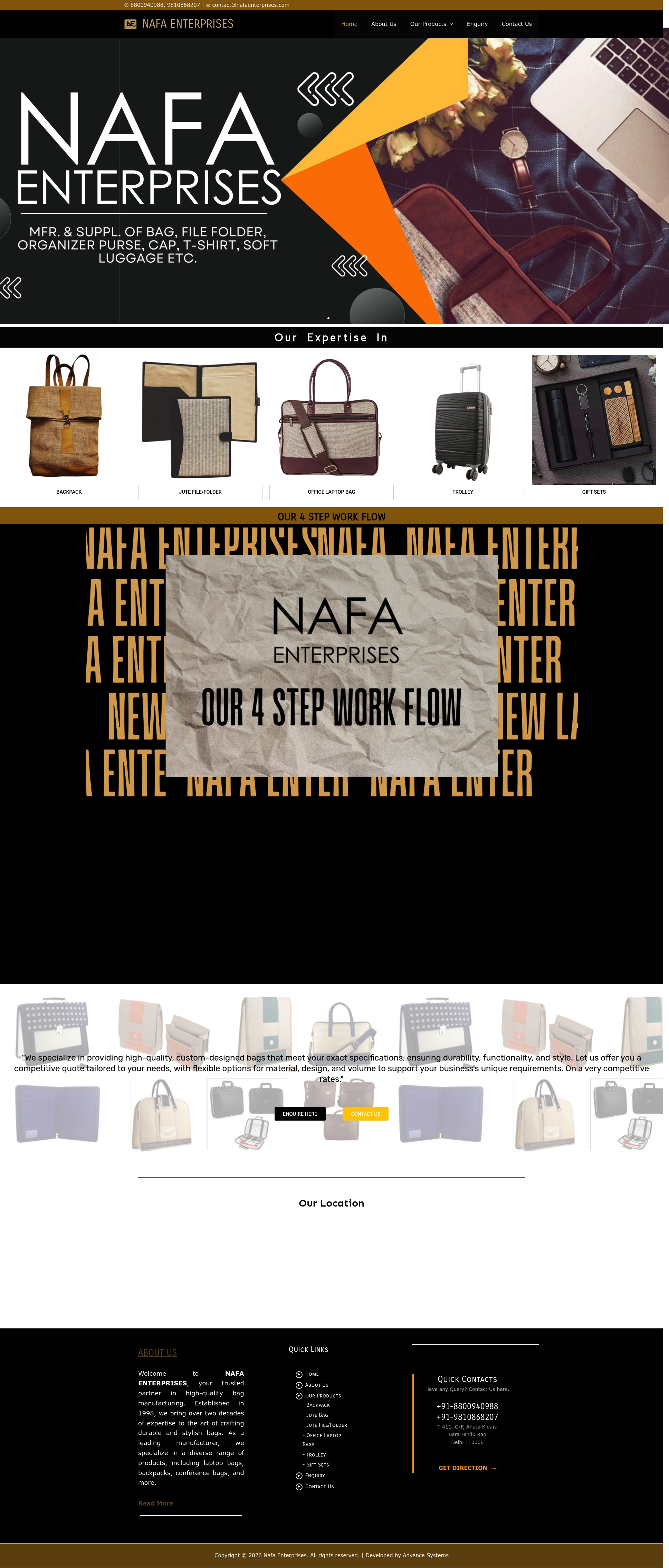 Client website preview